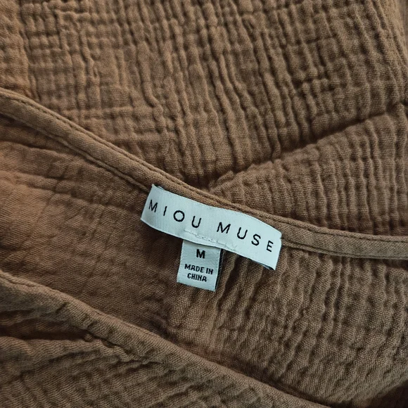 Miou Muse Ruffle Sleeve Top - Picture 3 of 3